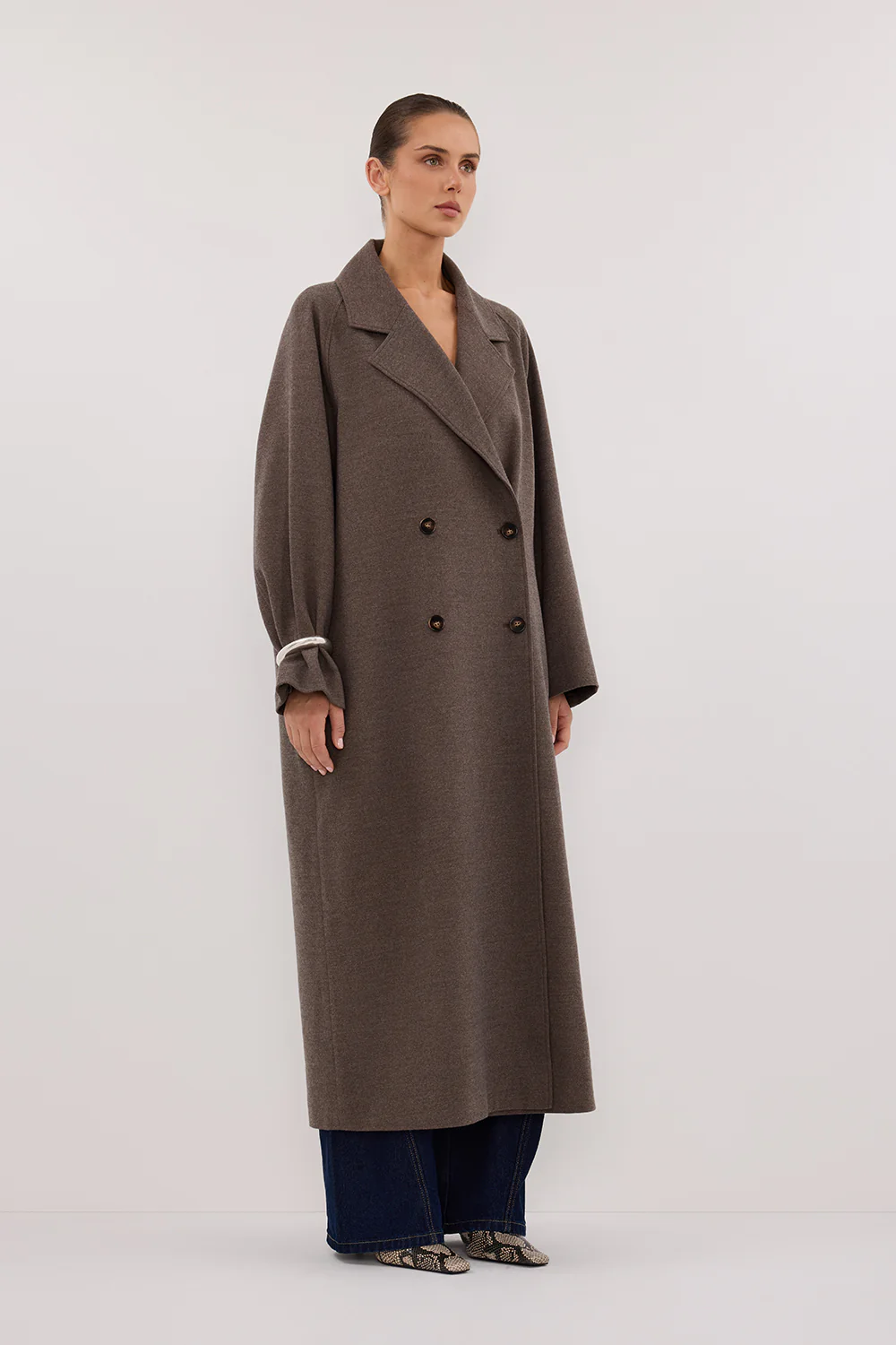 YORK COFFEE OVERSIZED WOOL BLEND COAT - Gamepaces