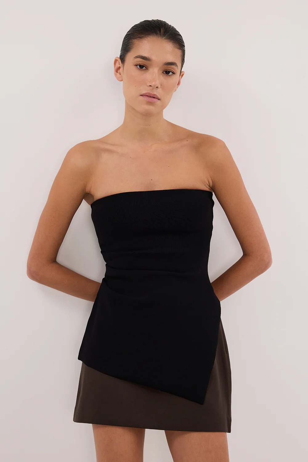 SOHO BITTER CHOC TAILORED SKORT - Gamepaces