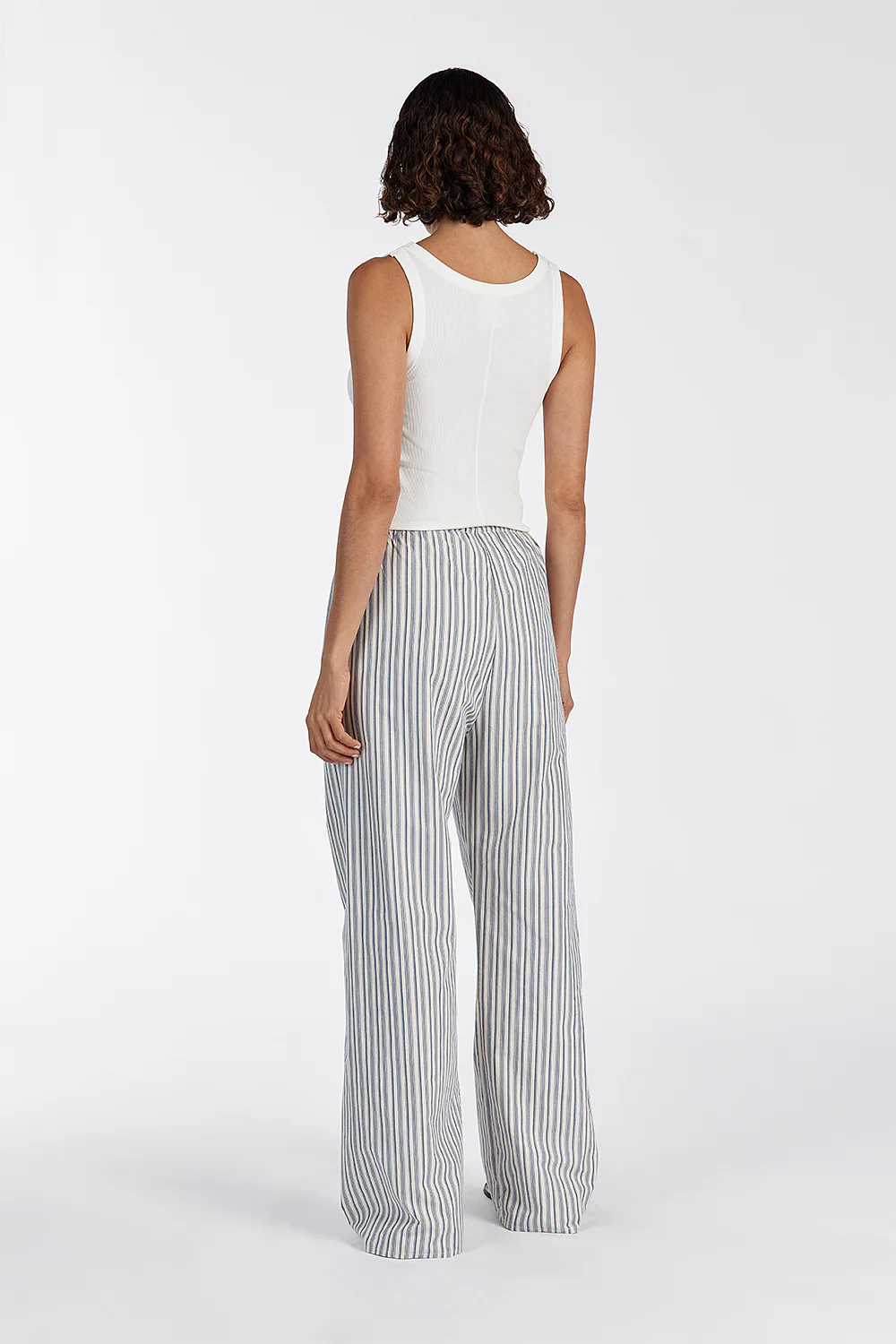 EZRA BLUE STRIPE DRAWSTRING PANT - Gamepaces