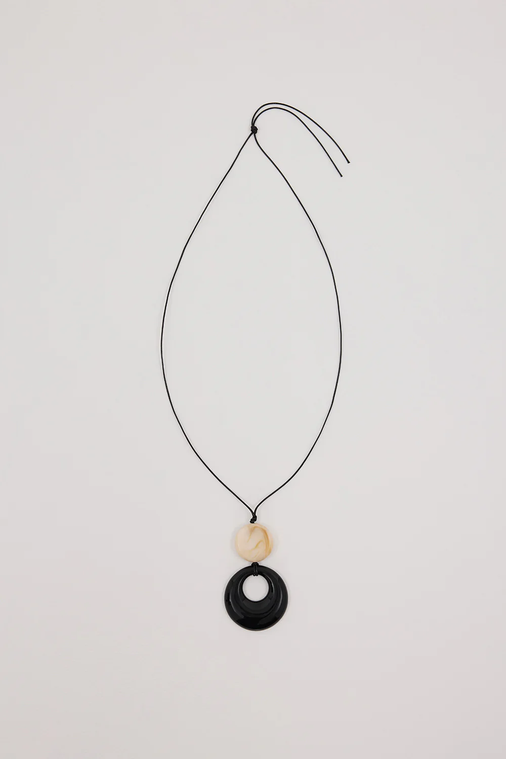 ANNA ROSSI ALBA BLACK NECKLACE - Gamepaces