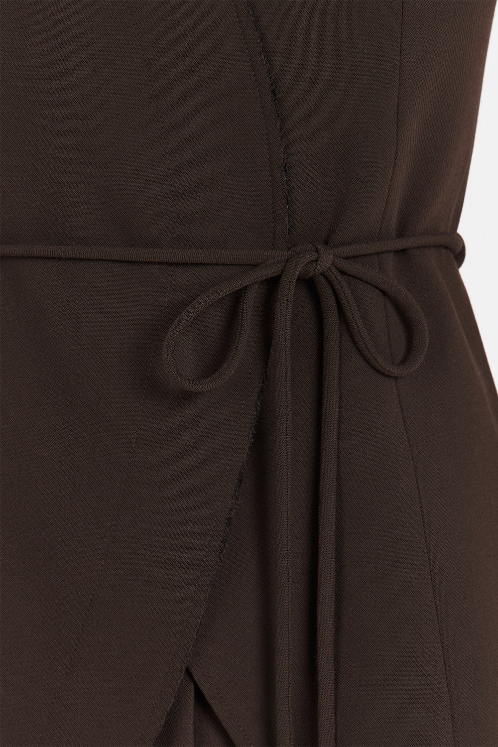 JULIE BITTER CHOC STRAPLESS TOP - Gamepaces