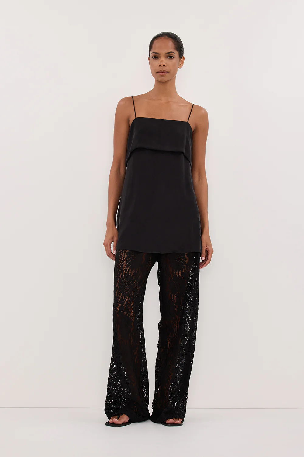 WILMA BLACK LACE PANT - Gamepaces