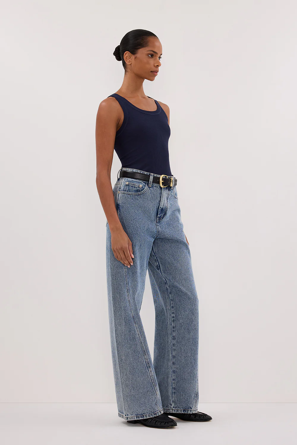 LEE NAVY KNIT TANK - Gamepaces