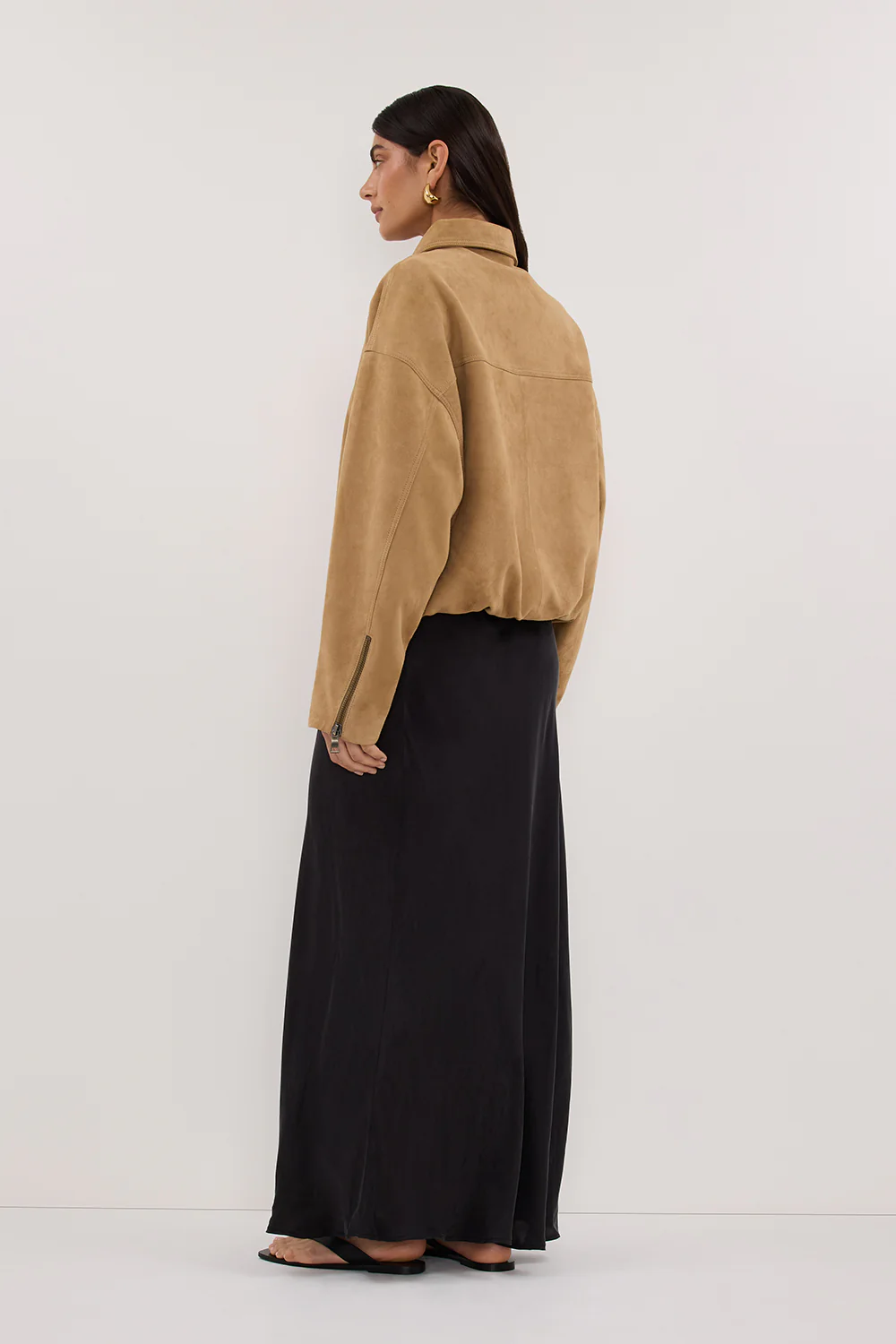 DENVER PAMPAS SUEDE LEATHER BOMBER JACKET - Gamepaces