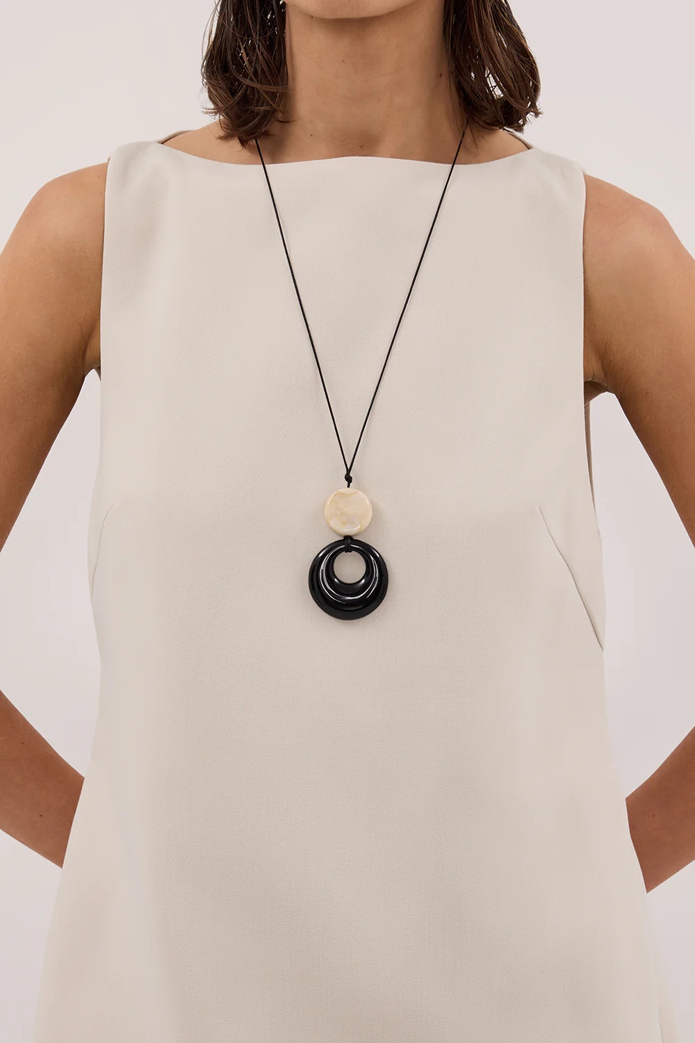 ROWIE BONE SLEEVELESS BOAT NECK TUNIC TOP - Gamepaces