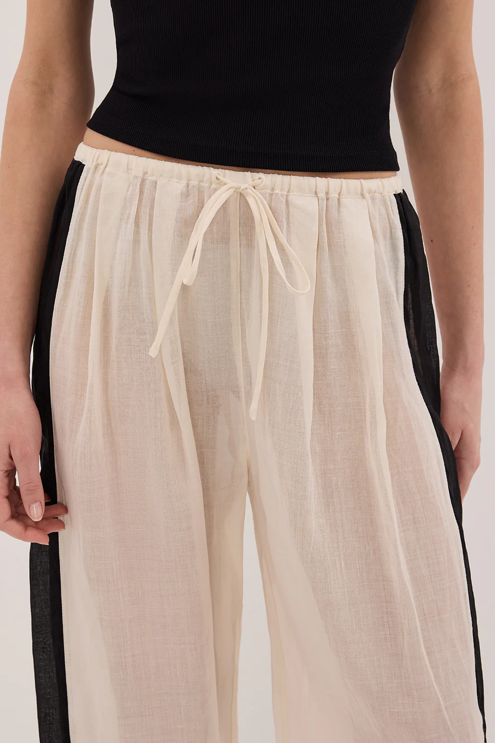 VIVIANNA SANDSTONE RAMIE PANT - Gamepaces