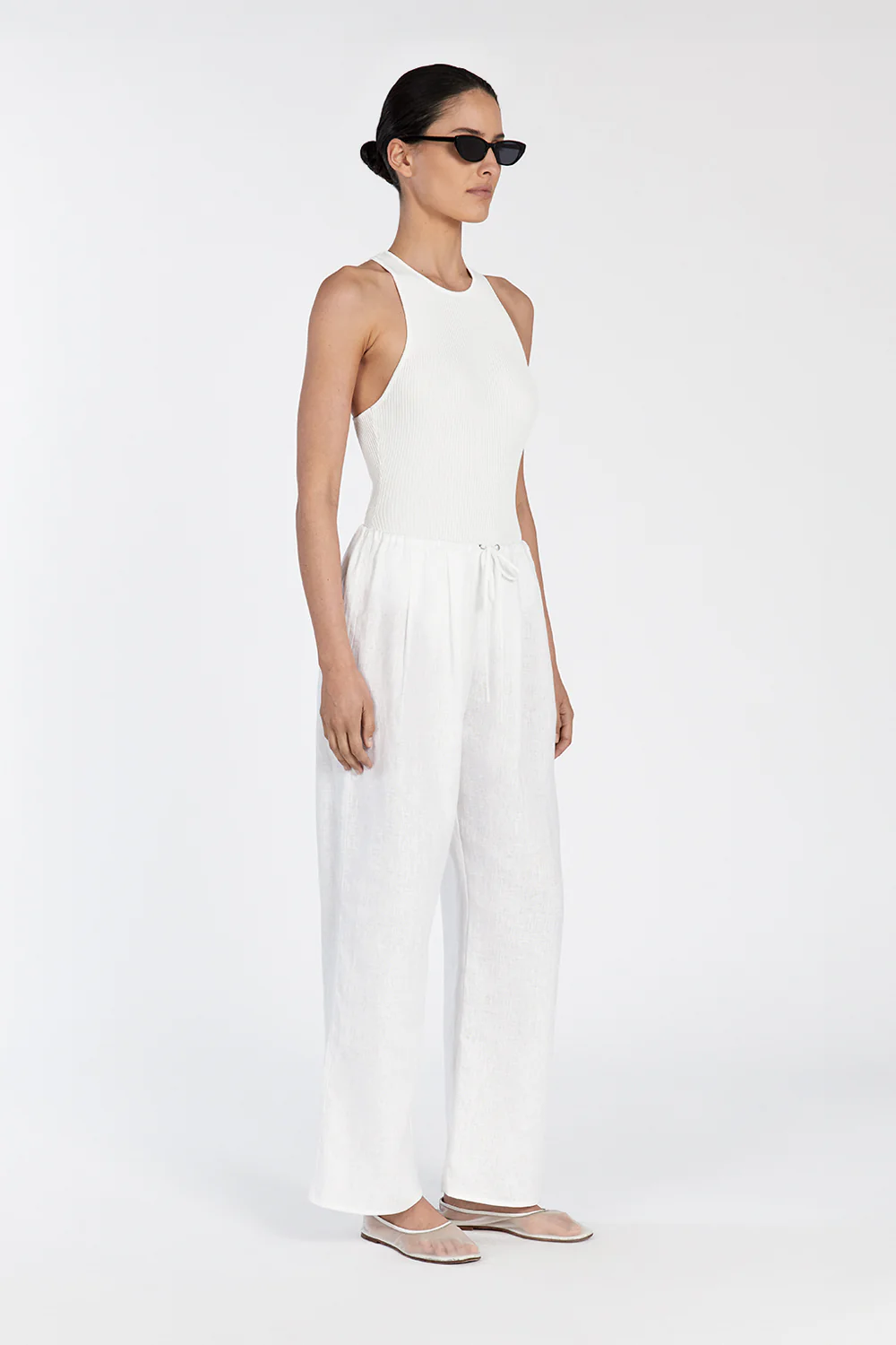 MARTHA OFF WHITE RACER BODYSUIT - Gamepaces