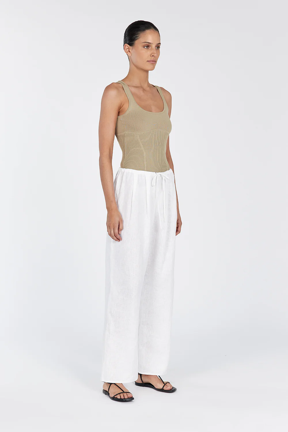 MILO PUTTY SLEEVELESS KNIT TOP - Gamepaces