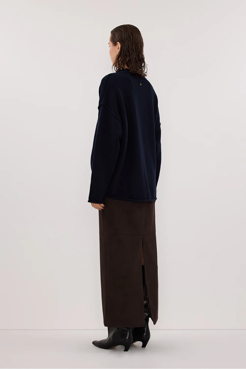 FLINT INK V NECK KNIT JUMPER - Gamepaces