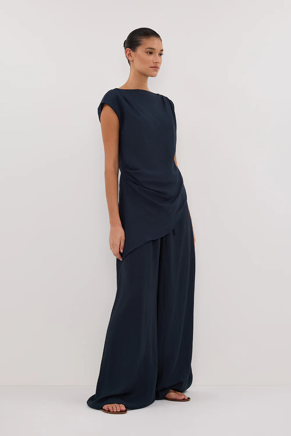 SHYLA SLATE WIDE LEG PANT - Gamepaces