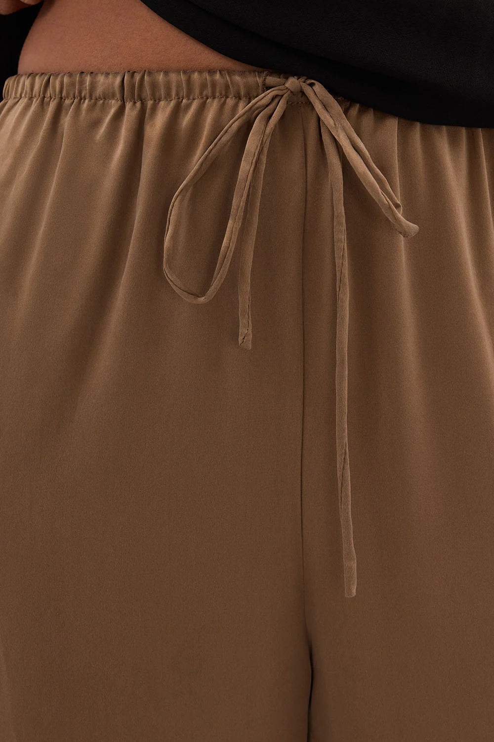 PERCY CHESTNUT SILK PANT - Gamepaces