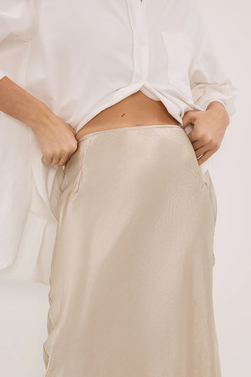 BREANNA PUMICE JACQUARD MAXI SKIRT - Gamepaces