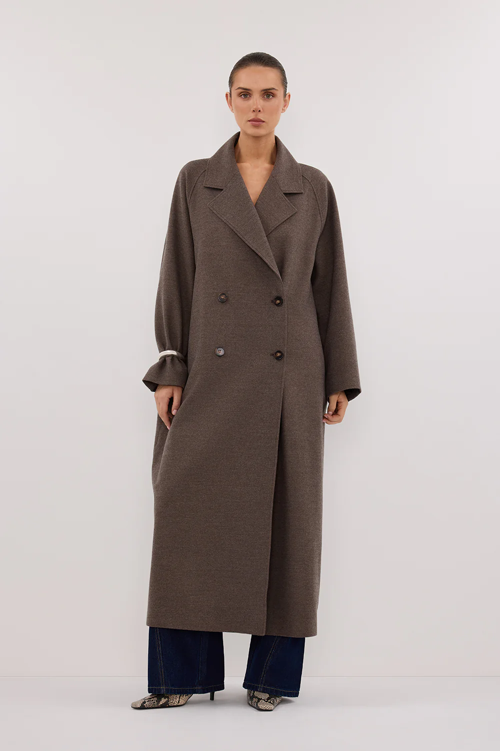 YORK COFFEE OVERSIZED WOOL BLEND COAT - Gamepaces