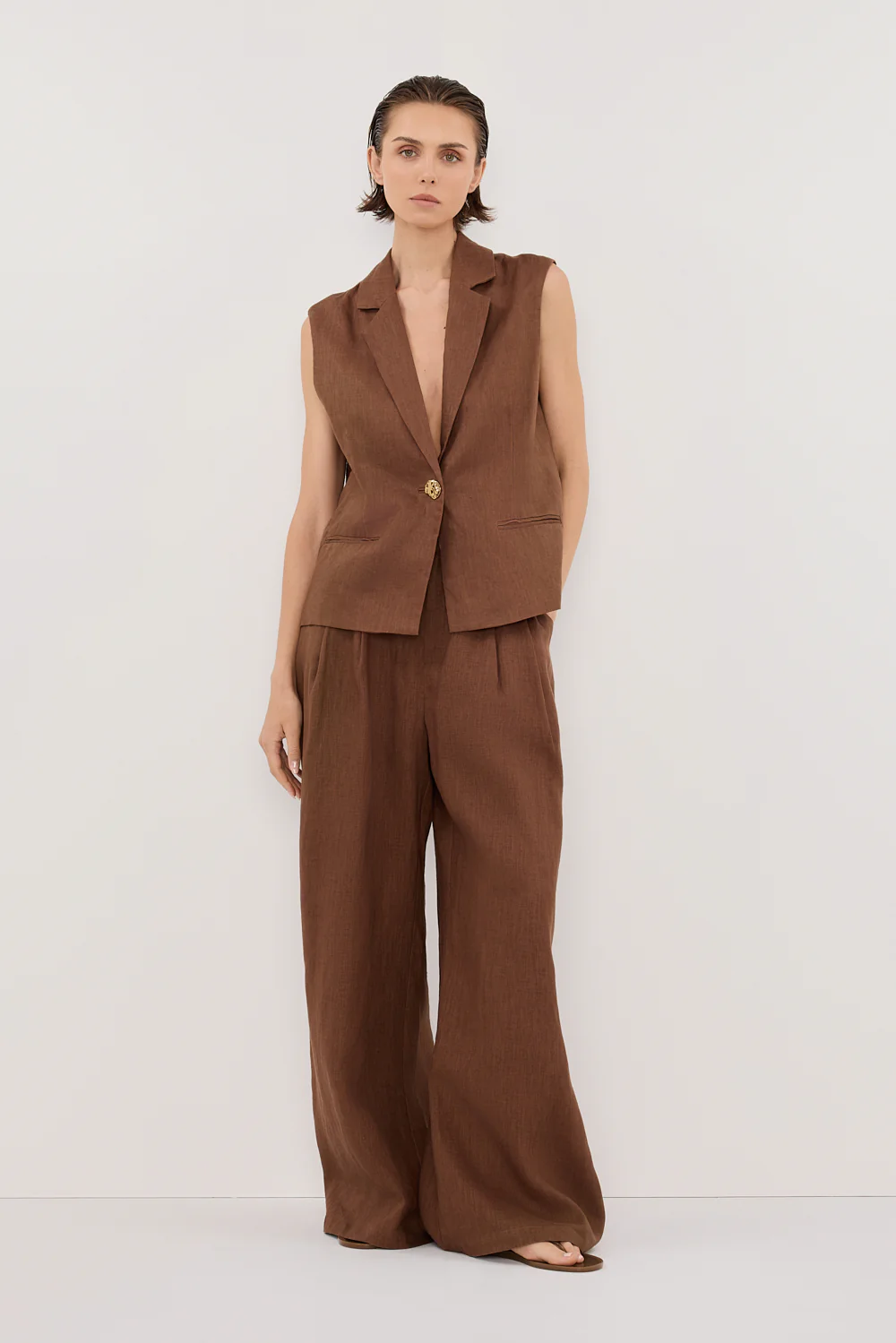 HOLDEN FONDANT LINEN PANT - Gamepaces