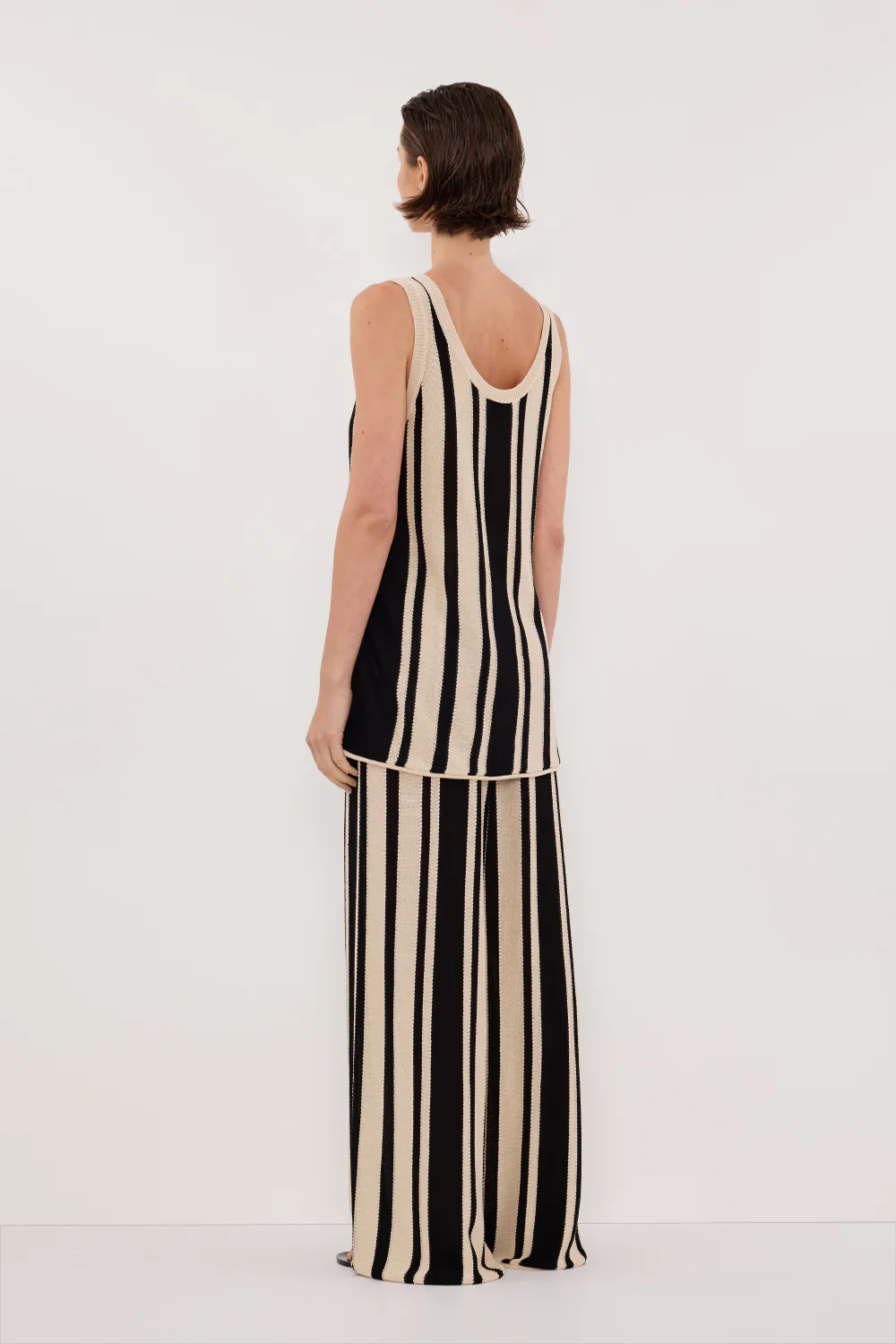 DELPHI STRIPE LONGLINE KNIT TUNIC - Gamepaces