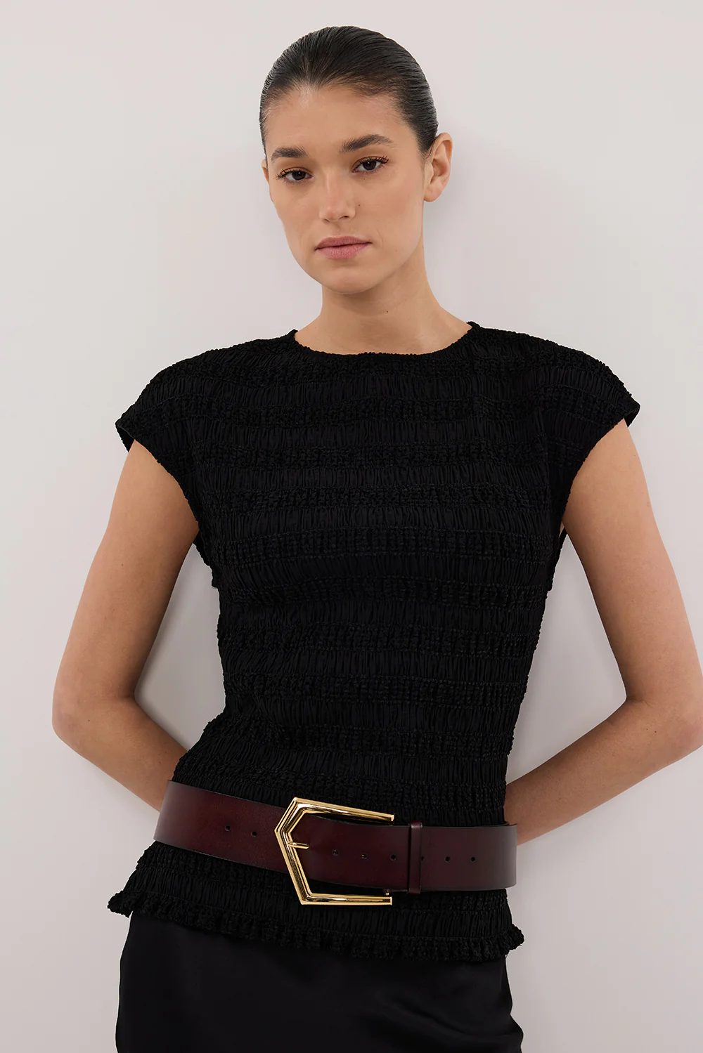 SIERRA BLACK TEXTURED TOP - Gamepaces