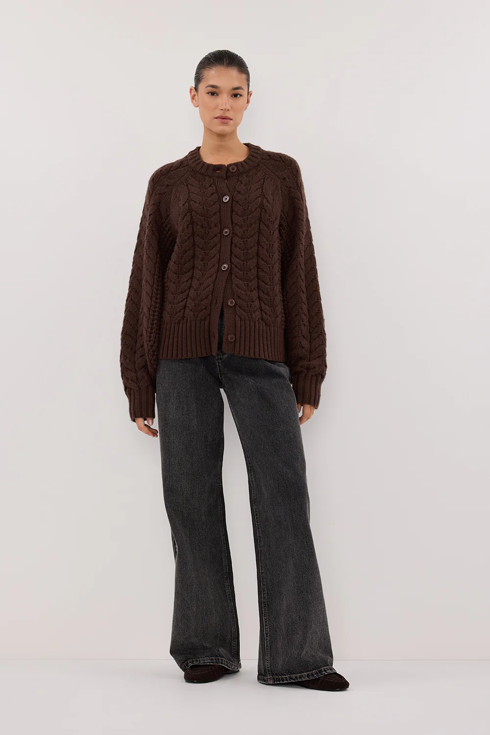 TOM CHOC CABLE KNIT CARDIGAN - Gamepaces