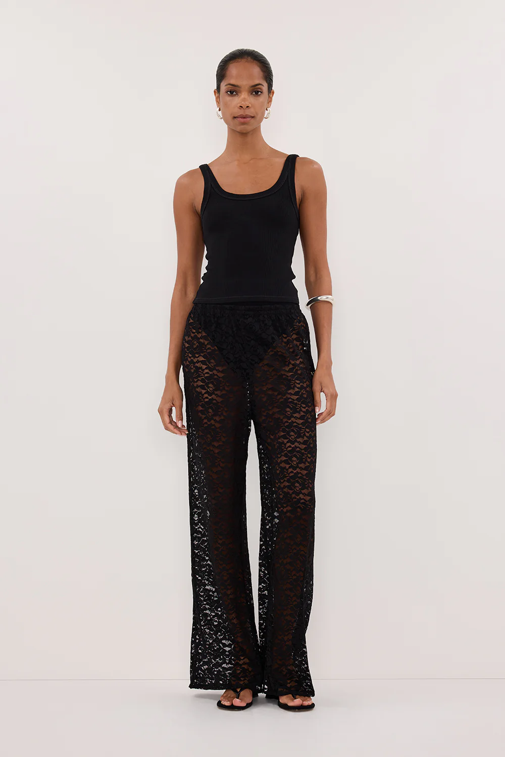 WILLA BLACK LACE PANT - Gamepaces