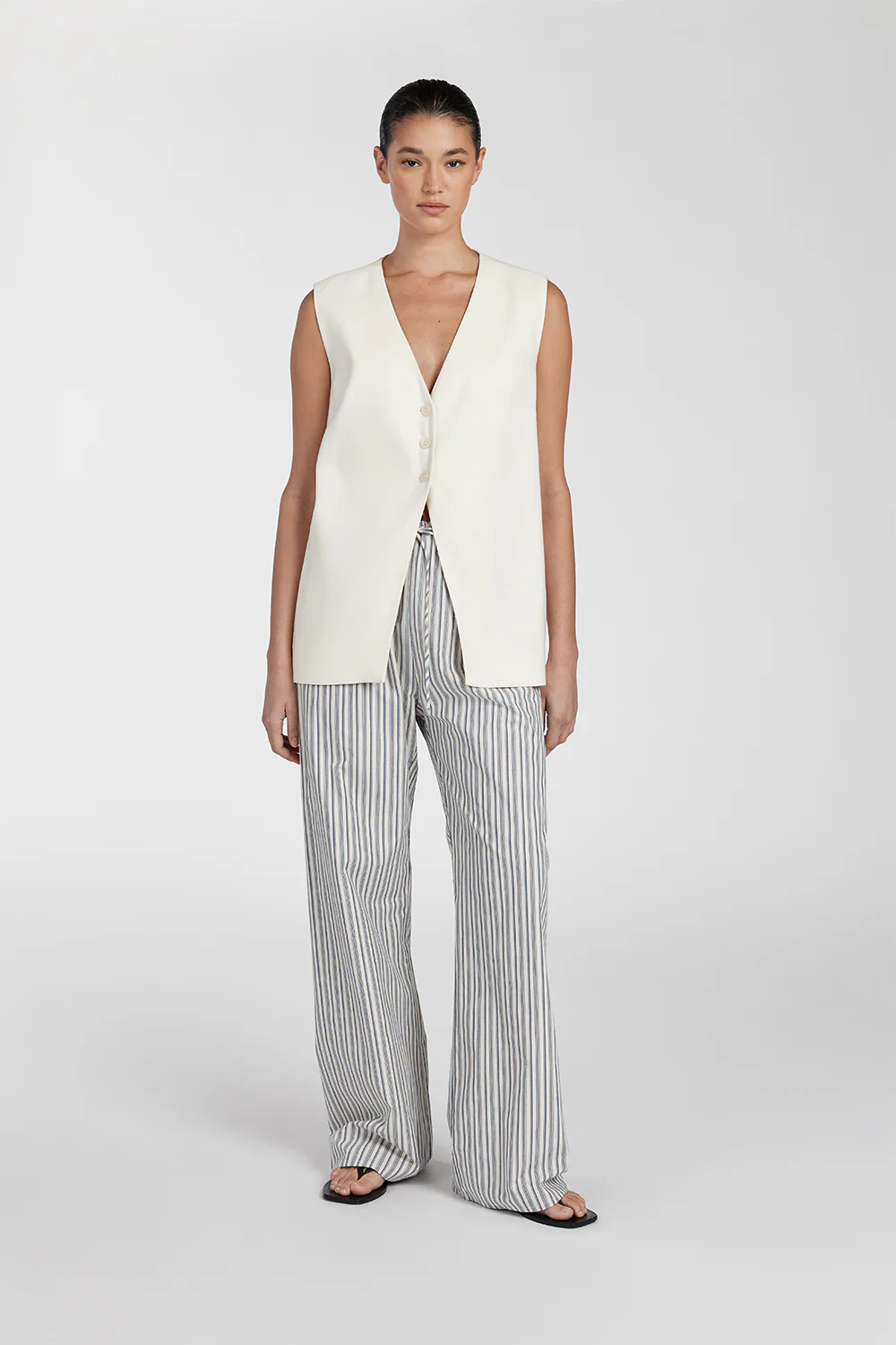 EZRA BLUE STRIPE DRAWSTRING PANT - Gamepaces