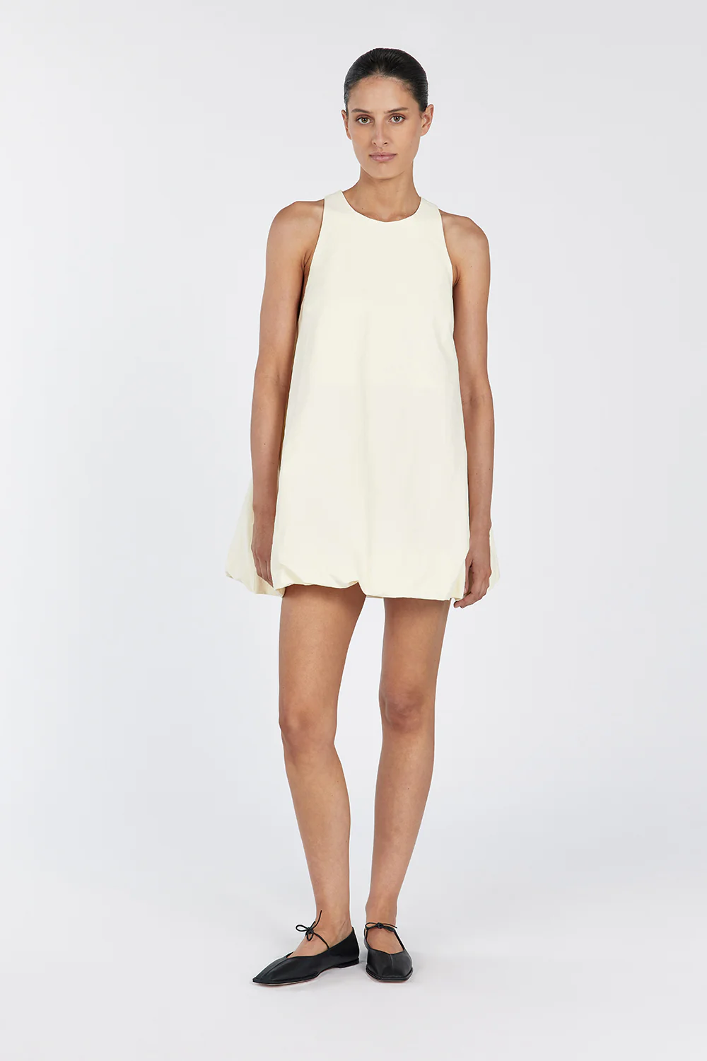 RENEE BUTTER HIGH NECK MINI DRESS - Gamepaces