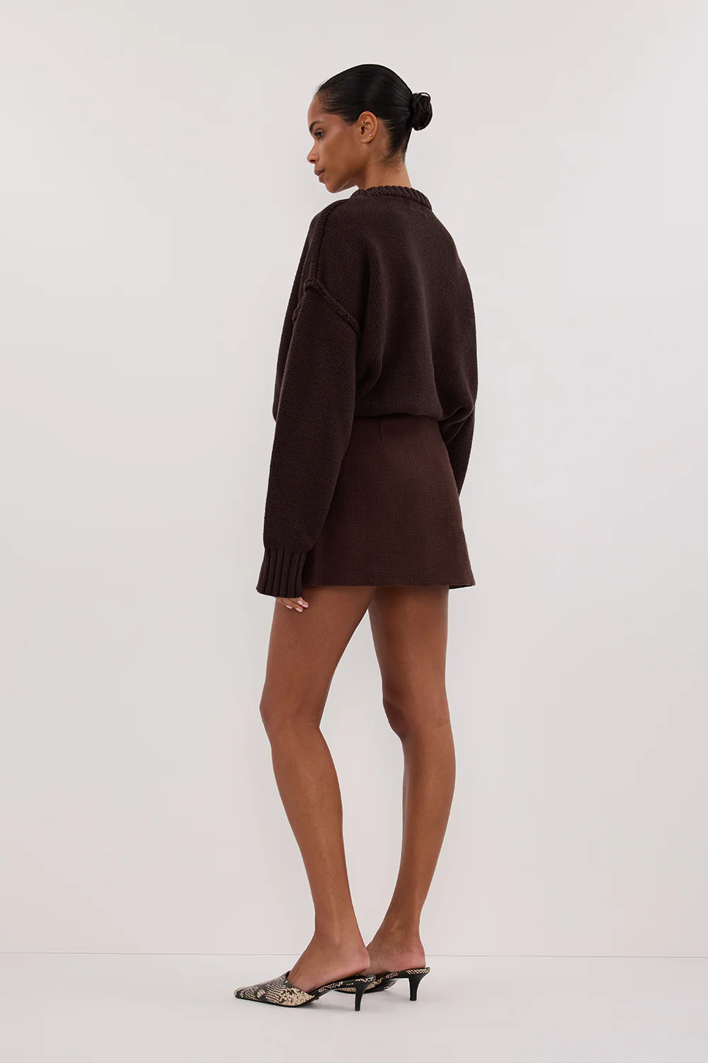 NIEVE CHOCOLATE MINI SKORT - Gamepaces