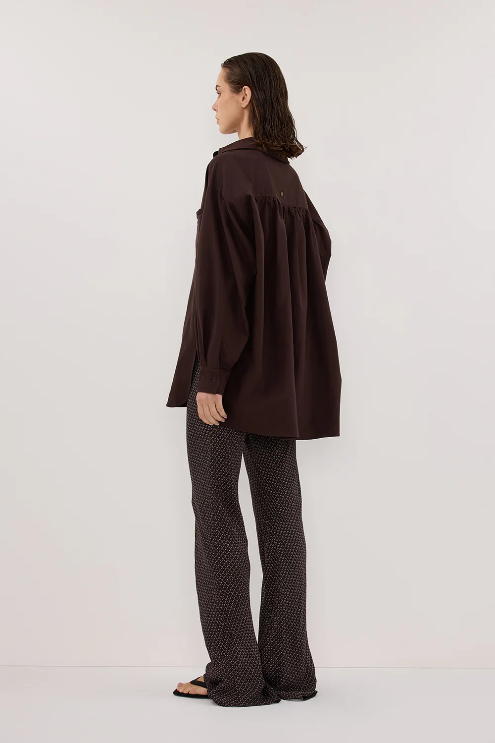 TIA CHOC MICRO CHECK BIAS PANT - Gamepaces