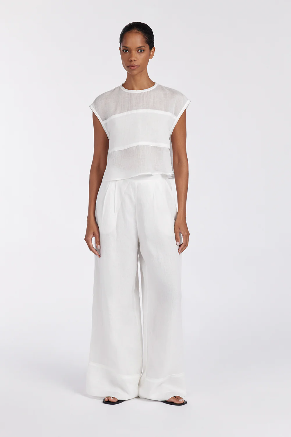 KAI WHITE RAMIE RESORT PANT - Gamepaces