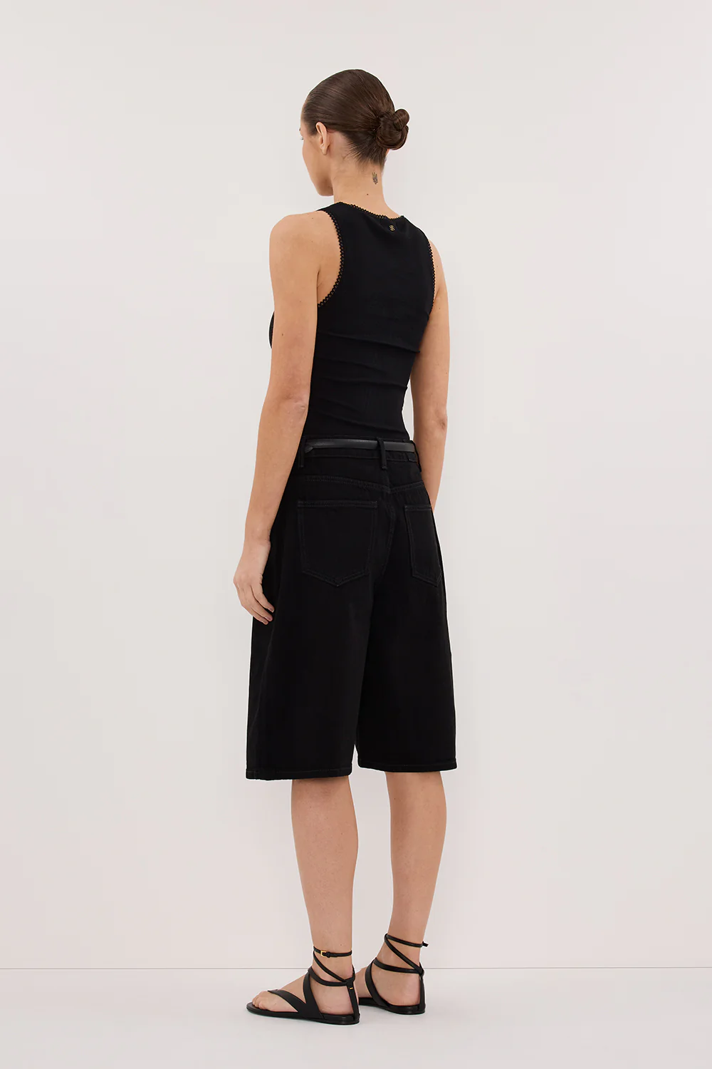 JACK JET BLACK DENIM BERMUDA SHORT - Gamepaces