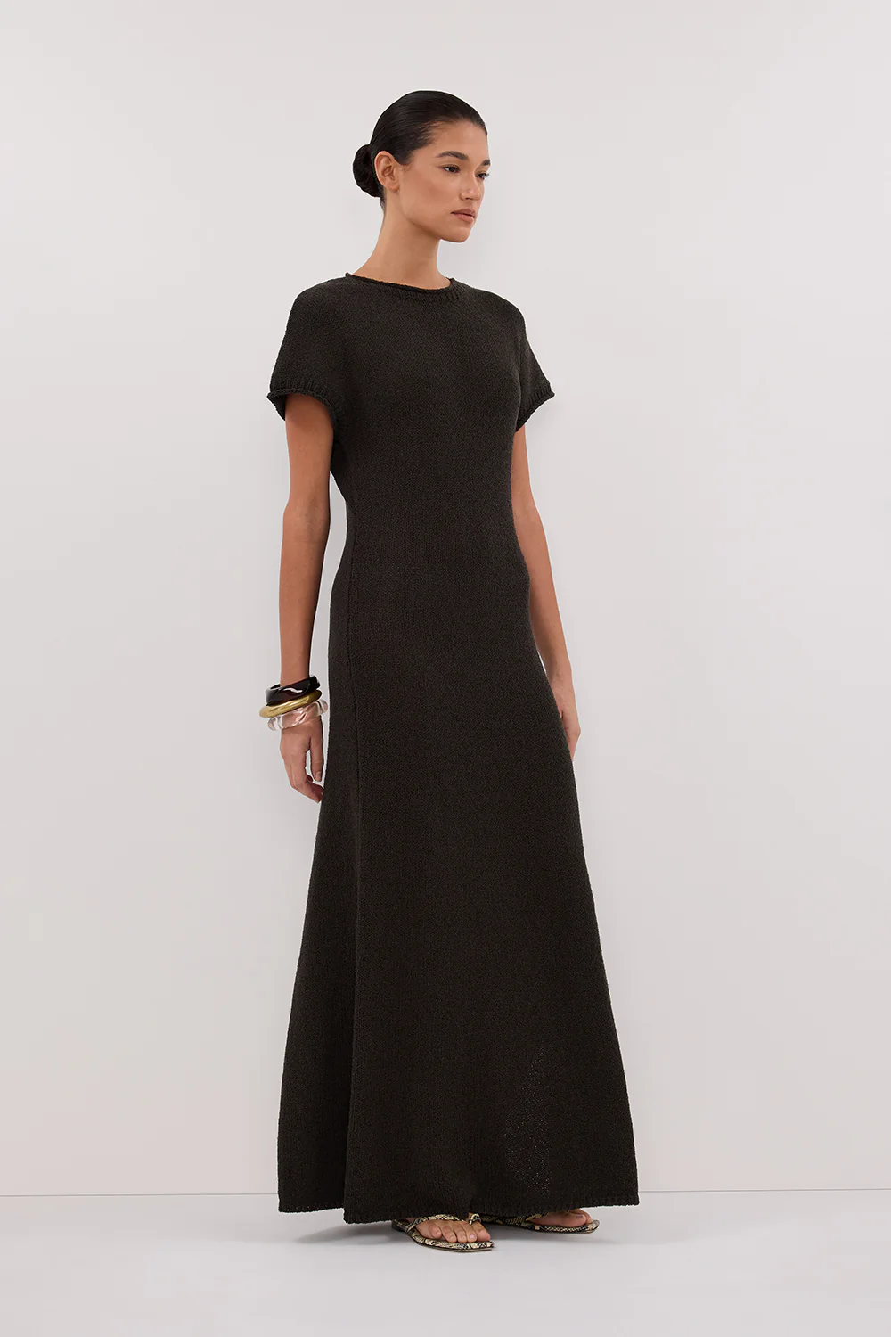 ERIN PETROL KNIT MAXI DRESS - Gamepaces