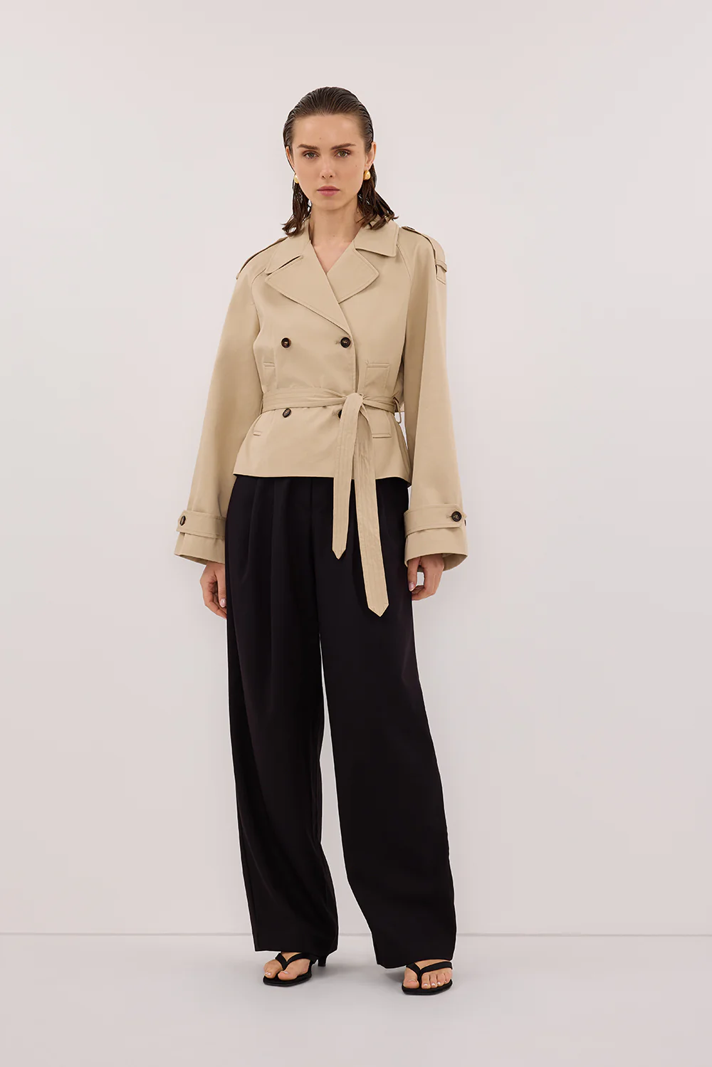 EDEN BLACK TAILORED PANT - Gamepaces