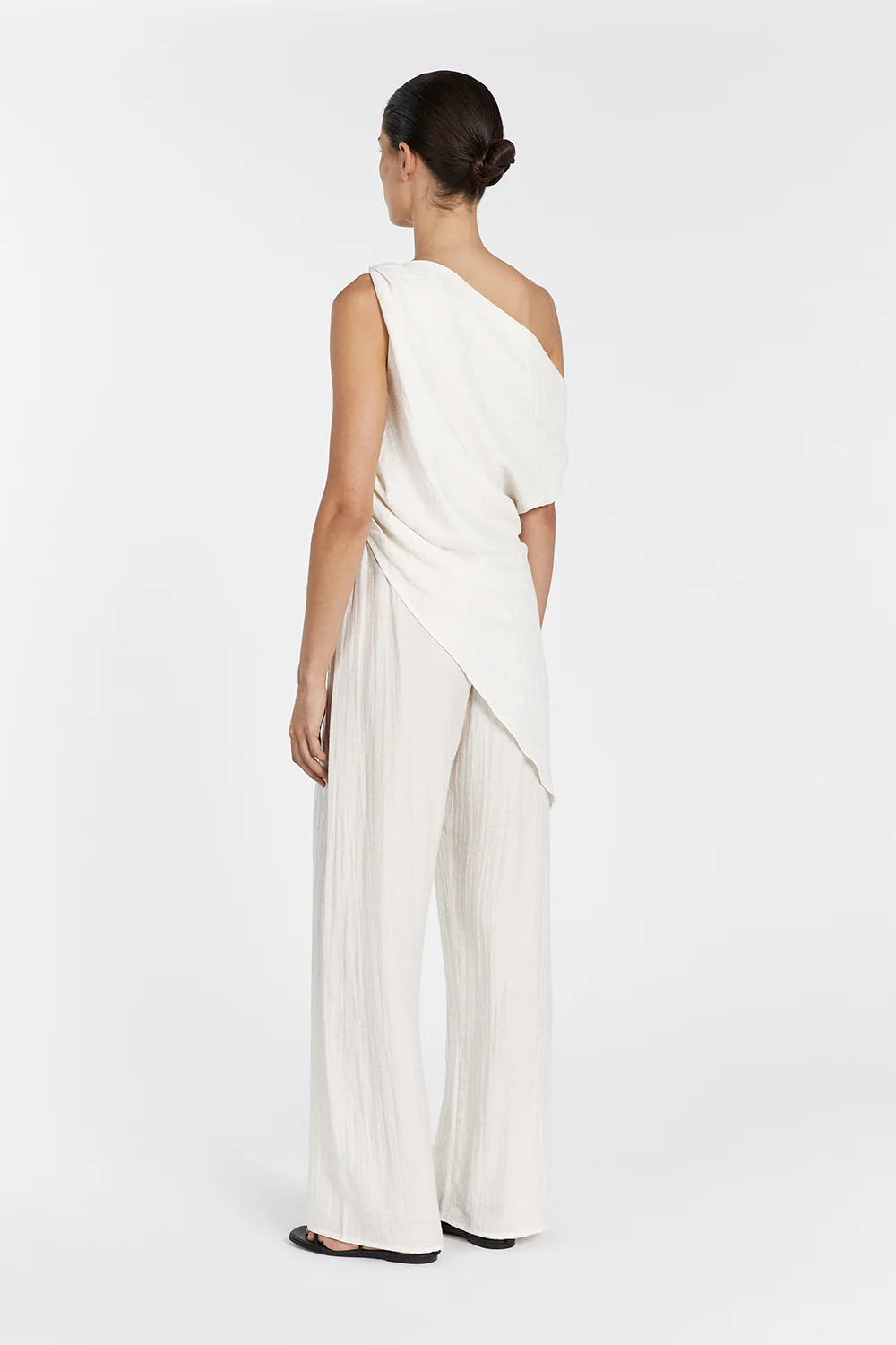 JOLIE CREAM MARLE DRAWSTRING PANT - Gamepaces