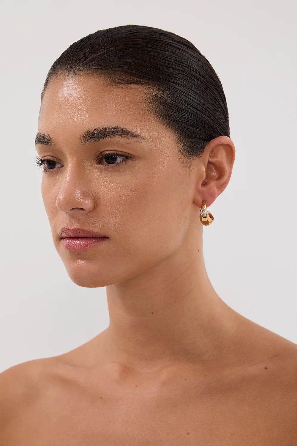 AMBER SCEATS ANSEL EARRING GOLD - Gamepaces
