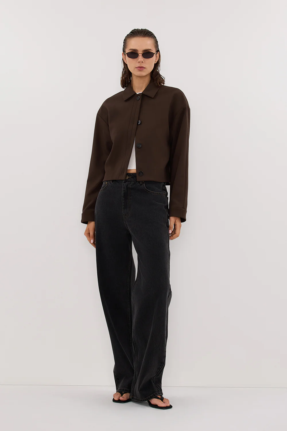 LEX DARK CLOVER CROPPED JACKET - Gamepaces