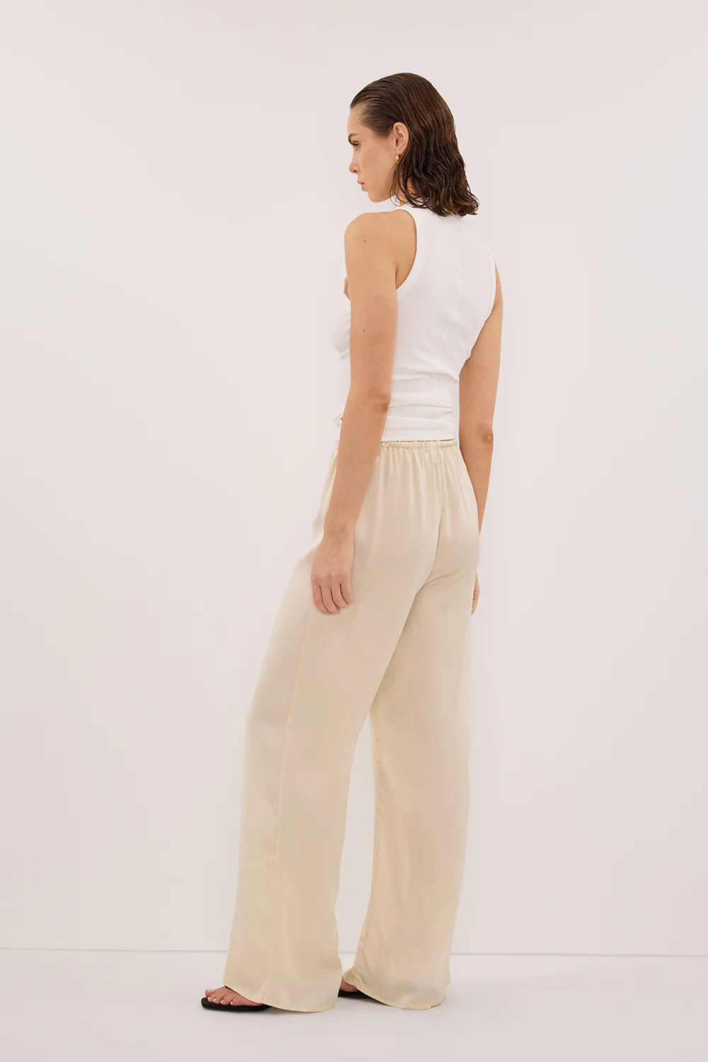 PIPPA STRAW SILK PANT - Gamepaces