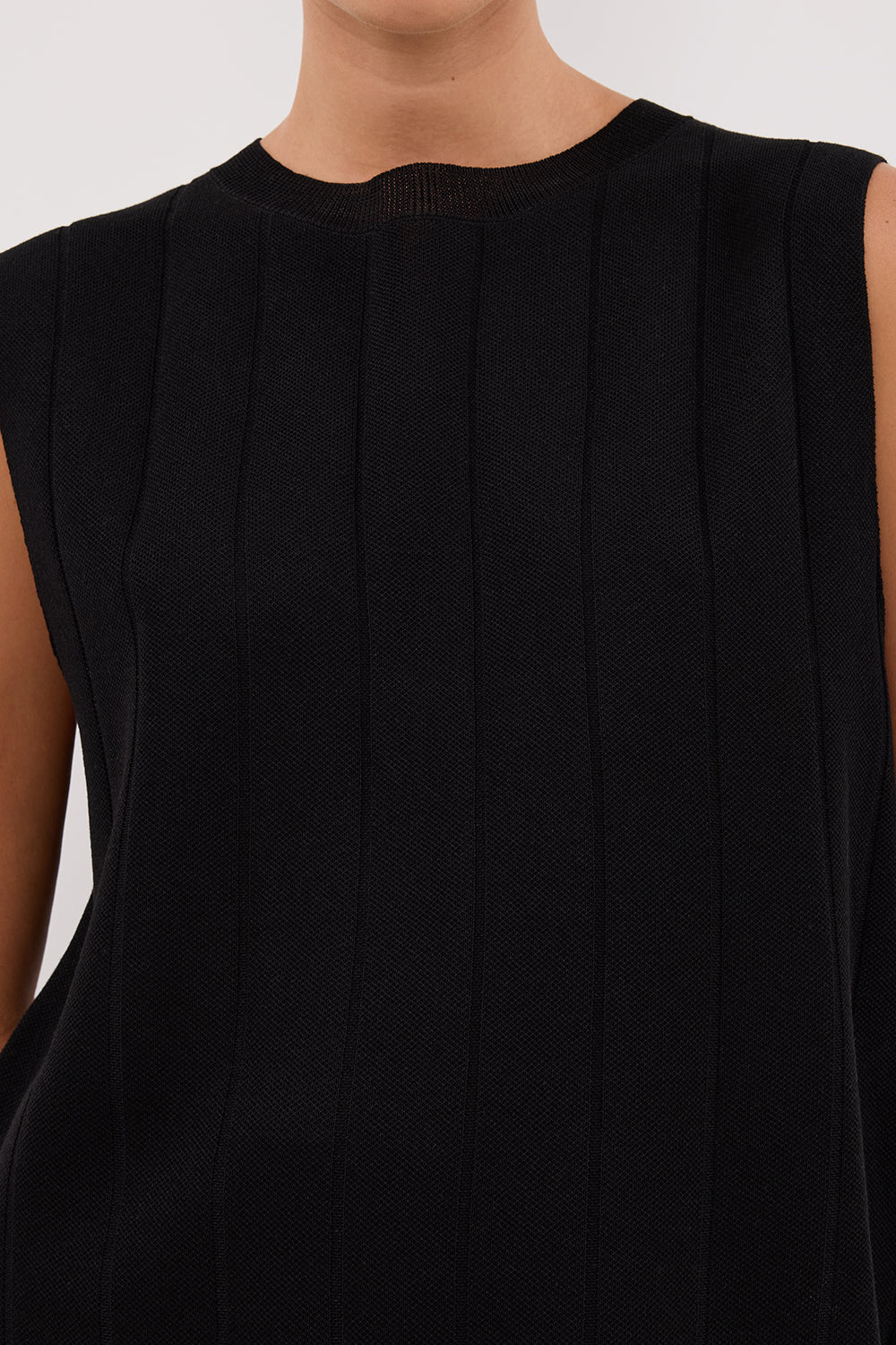 ARIA BLACK FRINGED TUNIC TOP - Gamepaces