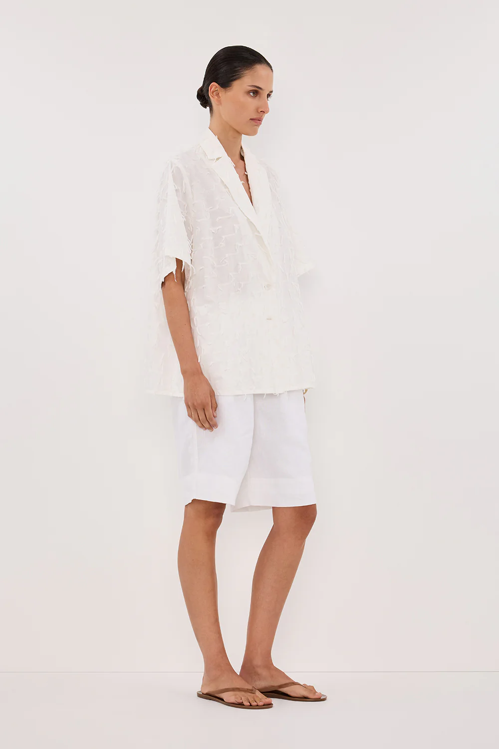 PALOMA WHITE COTTON SHIRT - Gamepaces