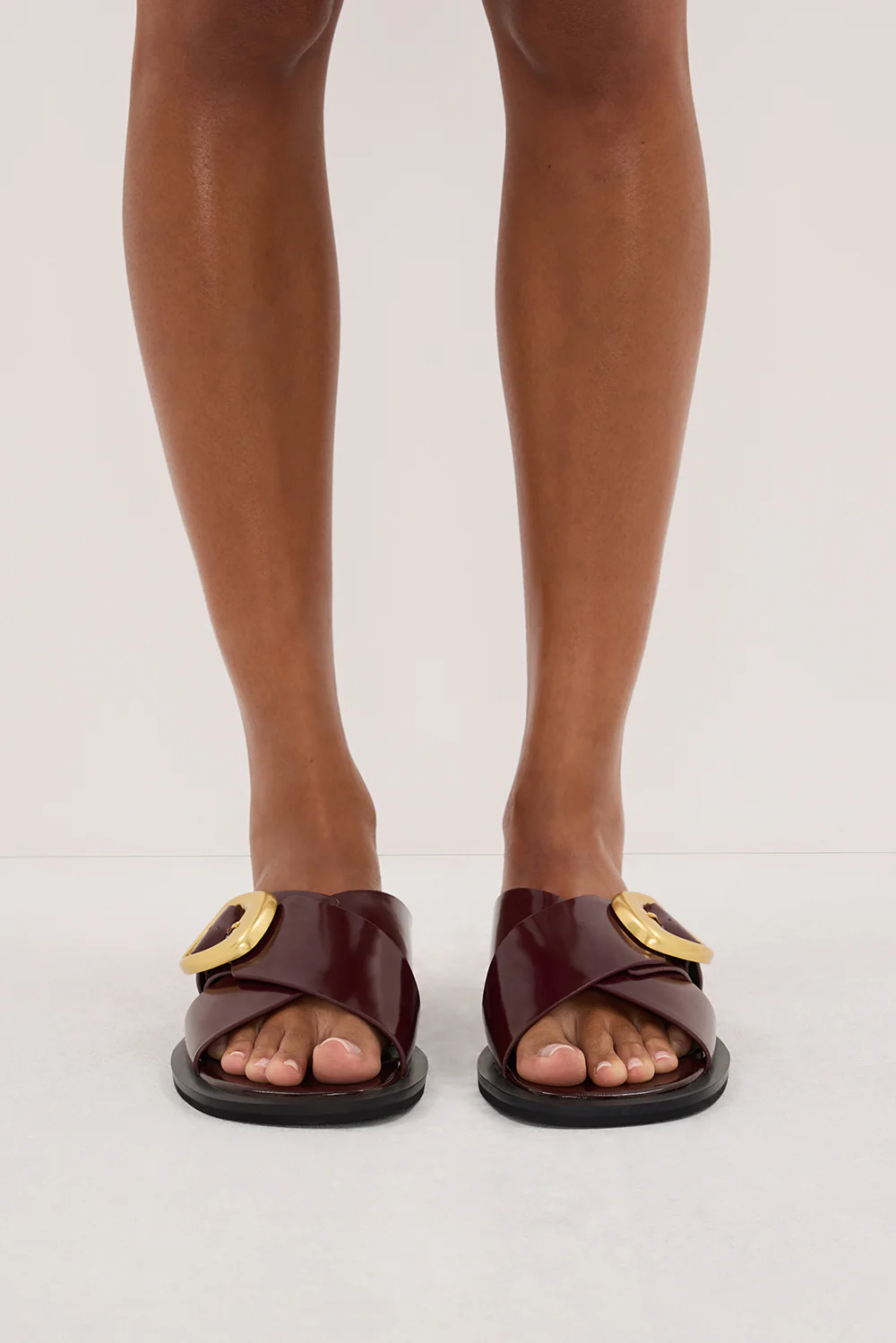 ALIAS MAE ELLE BURGUNDY SANDAL - Gamepaces