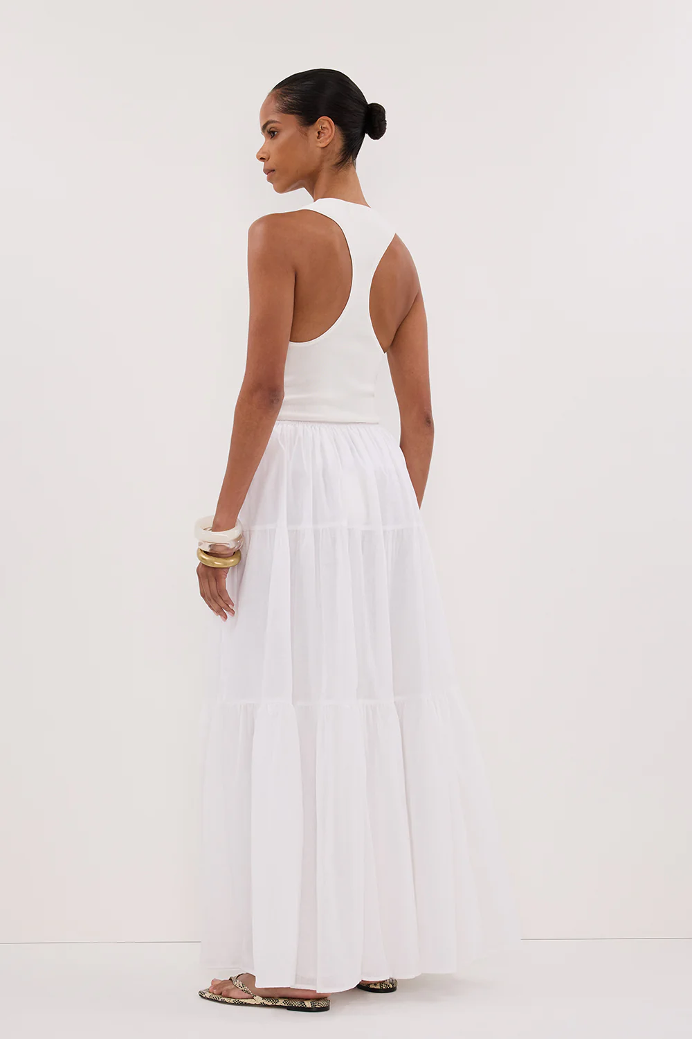 DEVIN OFF WHITE RACER KNIT TANK - Gamepaces