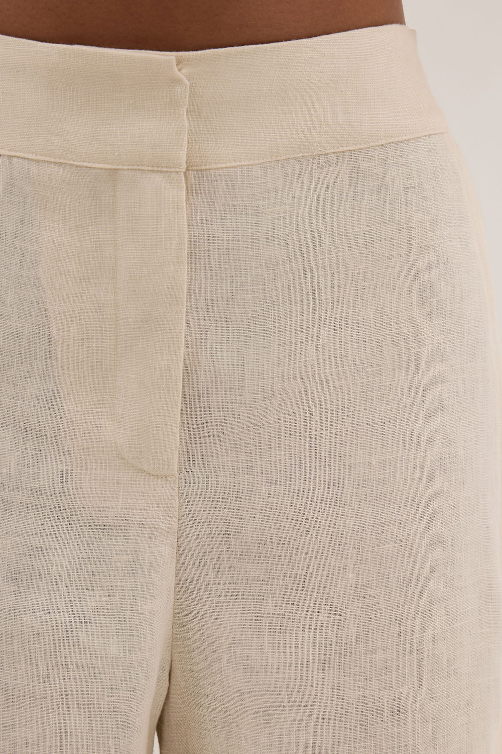 LELA SANDSTONE LINEN PANT - Gamepaces
