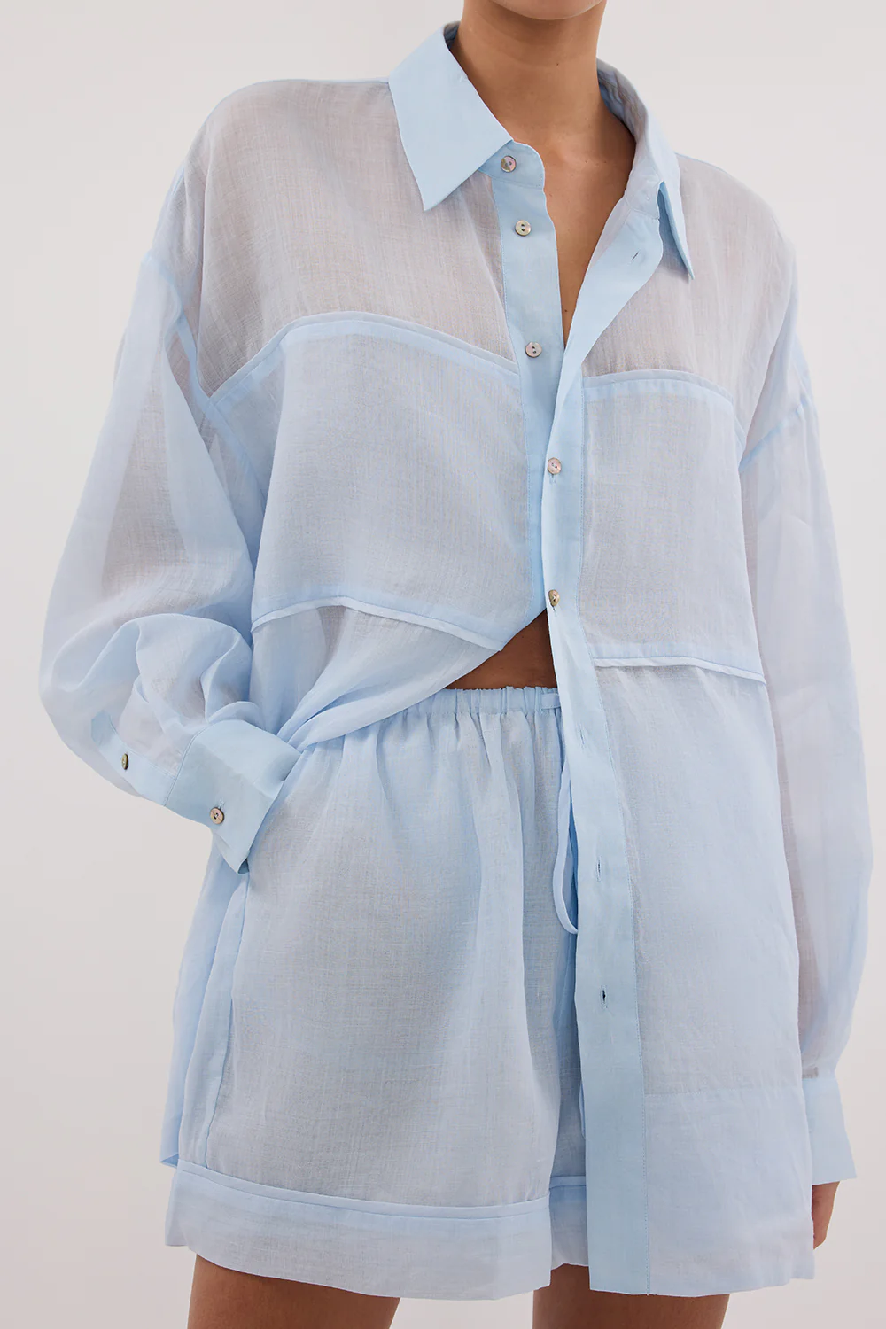 KAI CORNFLOWER RAMIE SHORT - Gamepaces