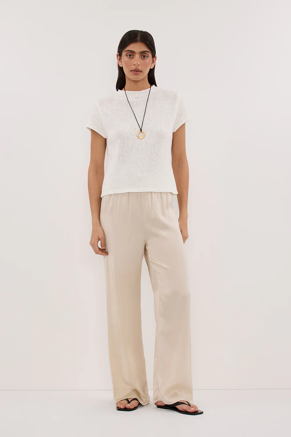 LEO OFF WHITE KNIT TOP - Gamepaces