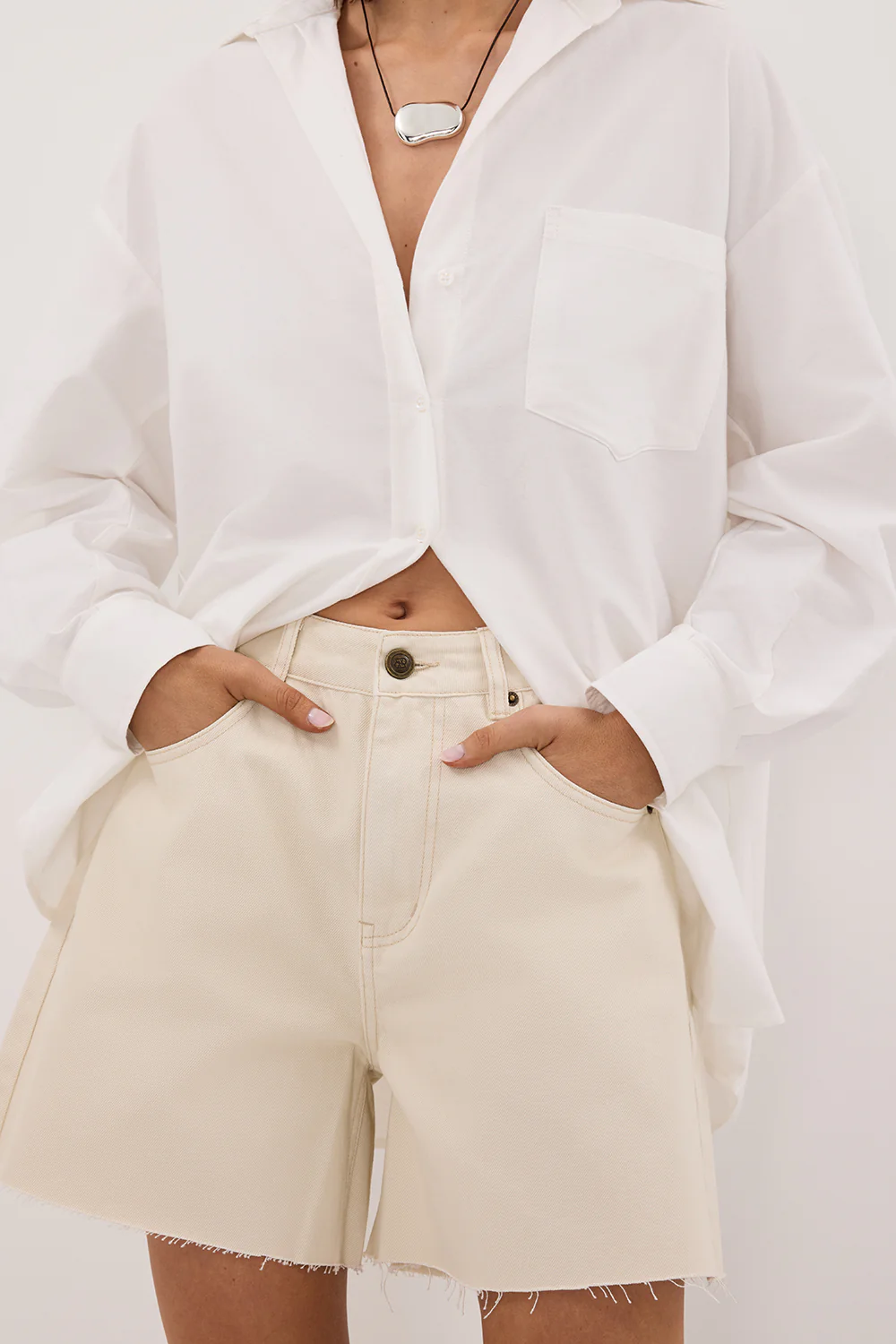 MARLEY NATURAL DENIM SHORT - Gamepaces