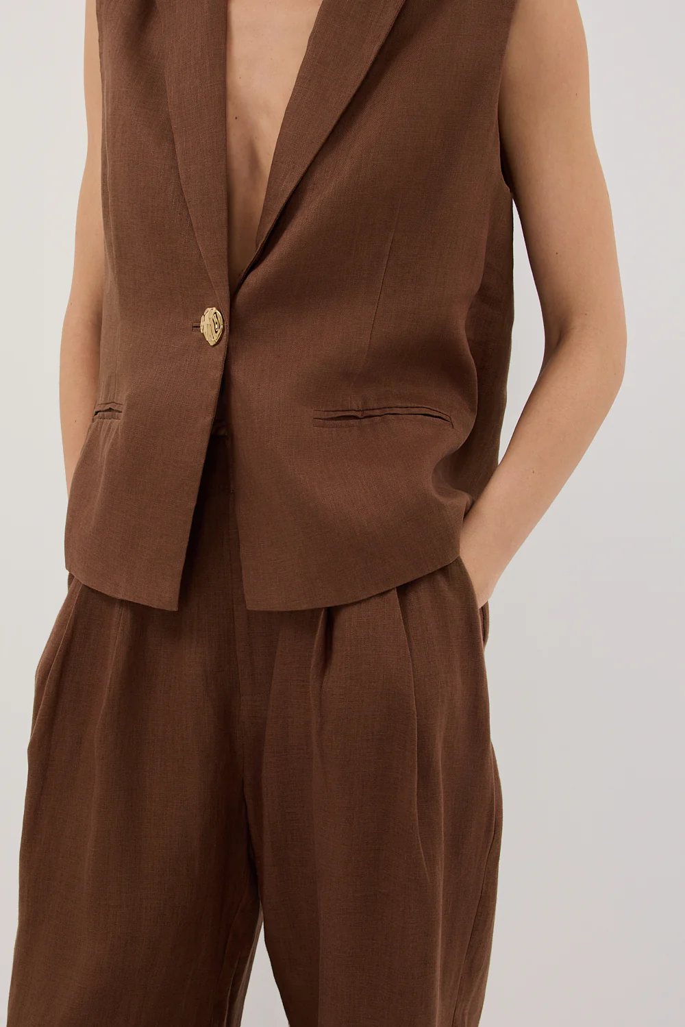 HOLDEN FONDANT LINEN PANT - Gamepaces