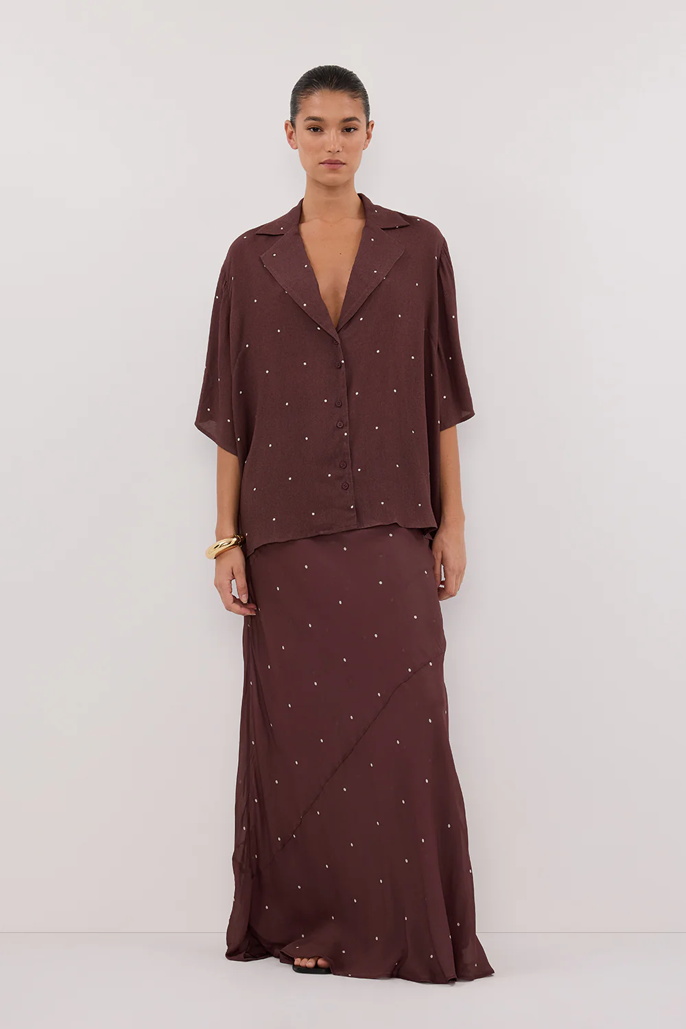 MELROSE WALNUT SHORT SLEEVE SHIRT - Gamepaces