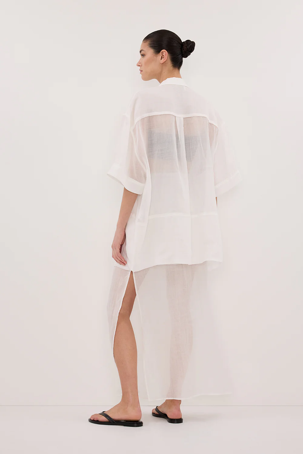 KAI WHITE RAMIE RESORT SHIRT - Gamepaces