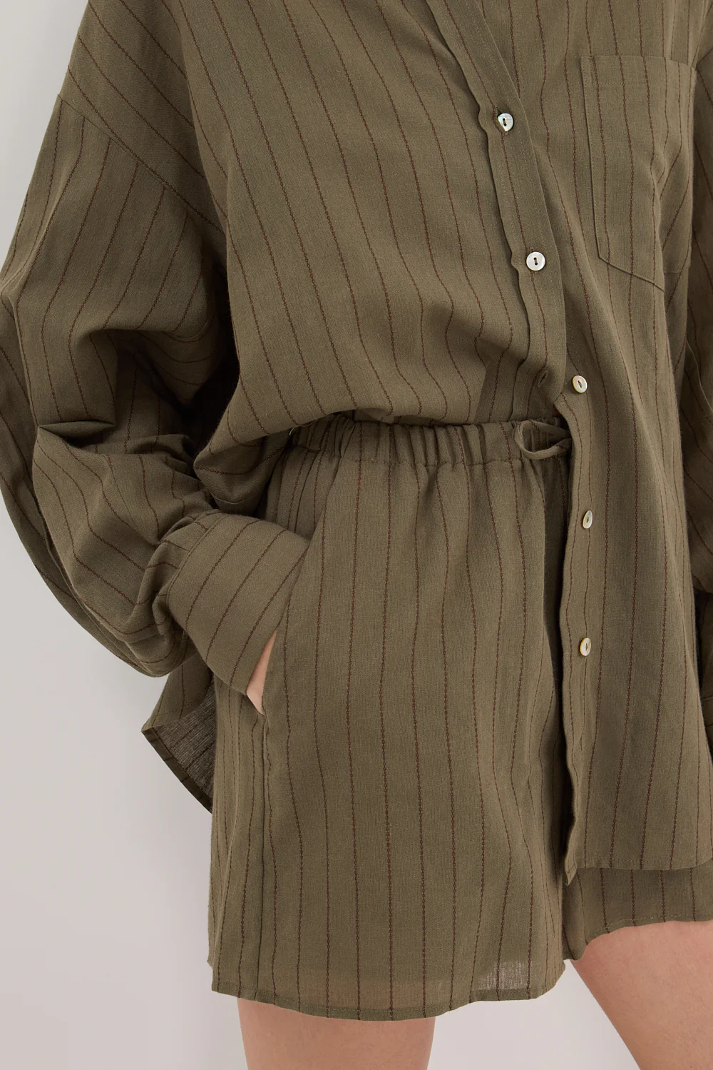 OLLIE MOSS STRIPE SHORT - Gamepaces