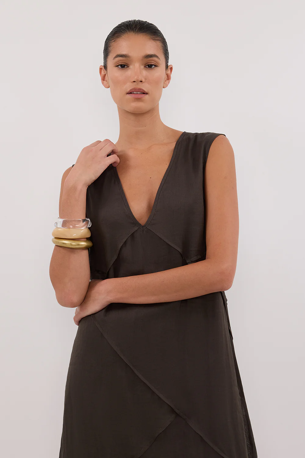 JONA PETROL RAMIE MIDI DRESS - Gamepaces