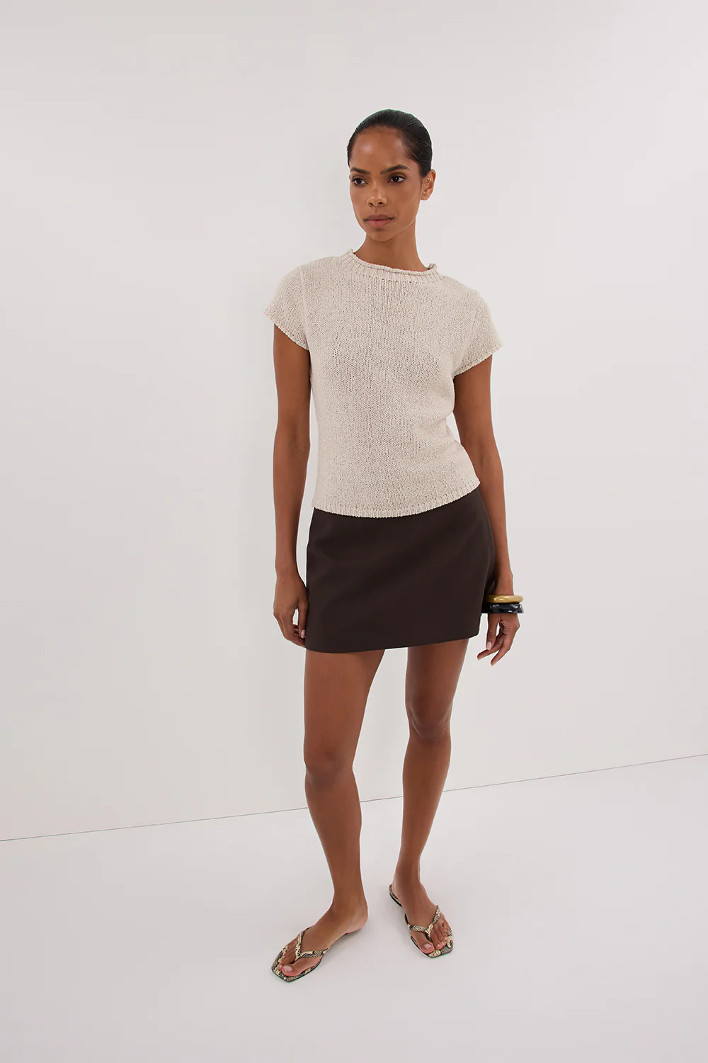 LEO CHALK KNIT TOP - Gamepaces