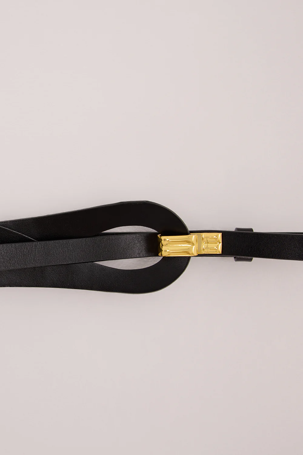 NOAH THE LABEL BLACK LOOP STREET STYLE BELT - Gamepaces