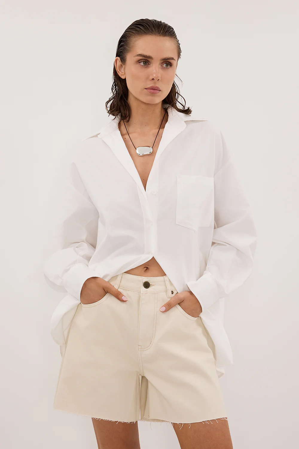 MARLEY NATURAL DENIM SHORT - Gamepaces